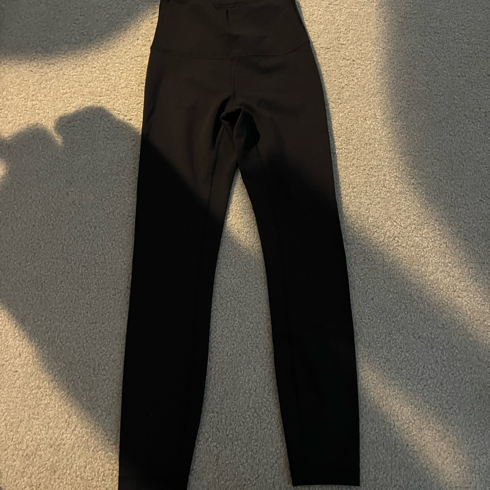 Lululemon Athletica Wunder Train Black Leggings 25”